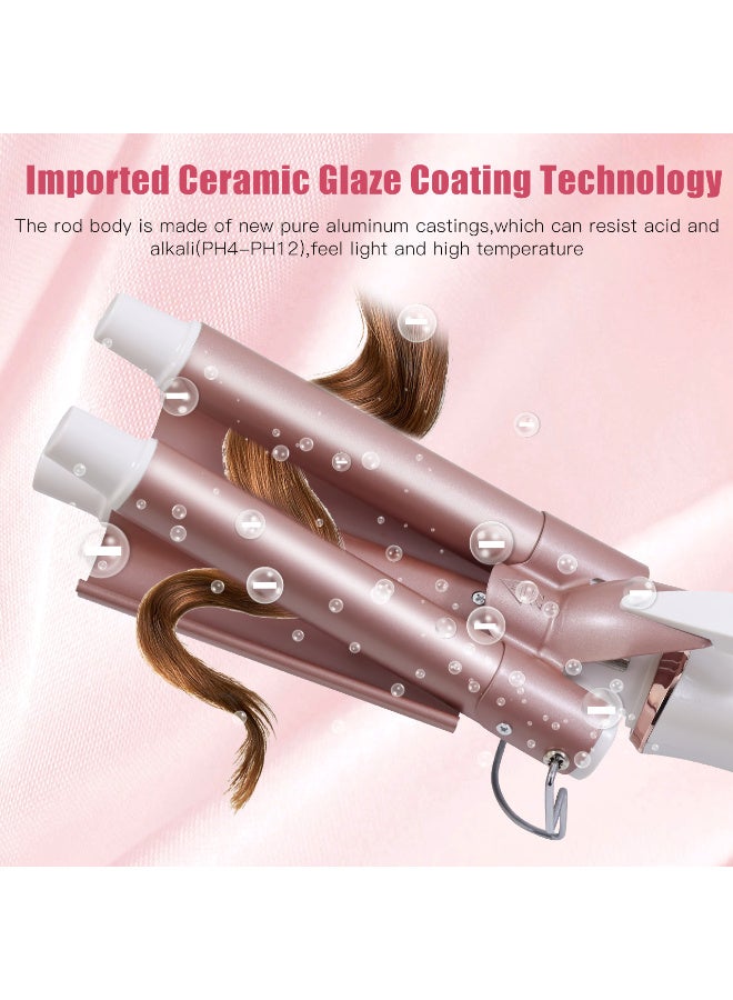 Hatteker Professional Iron Hair Curler Wave Curler LED Display Female Hair Straightener Hair Curler Tools Hairdressing Iron - Image 2